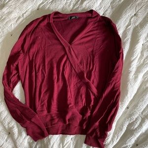 j crew wrap style light sweater